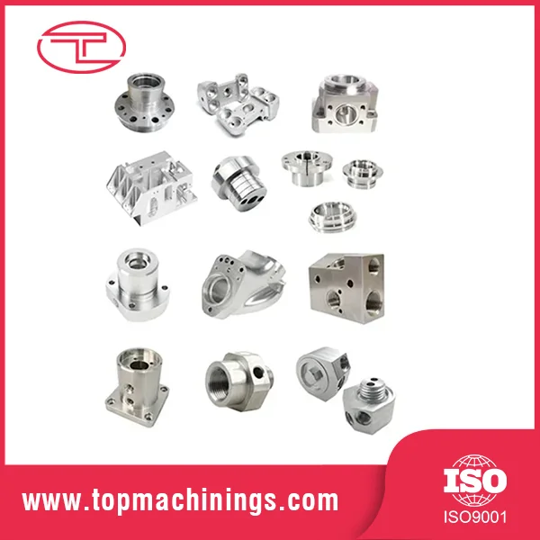 Componentes torneados CNC de precisão
