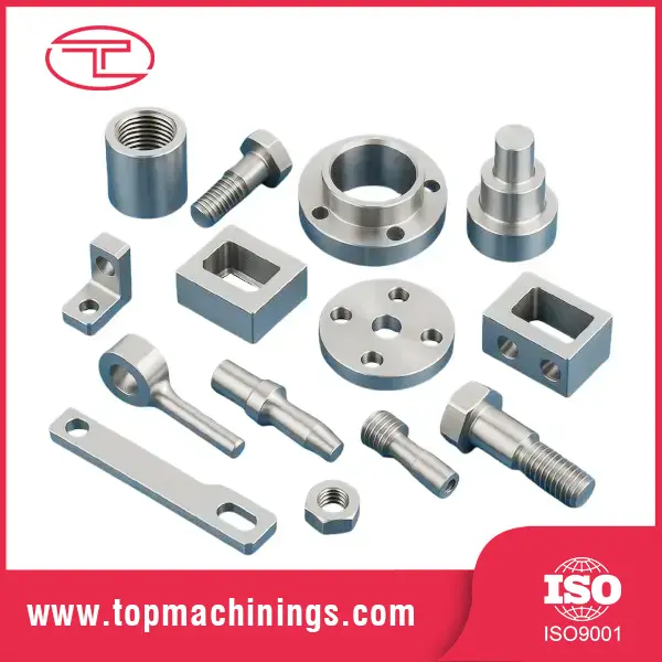 Componentes usinados CNC de aço inoxidável